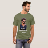 Stijlvol Thalapathy Vijay T-shirt | DVK-ontwerp (Voorkant volledig)