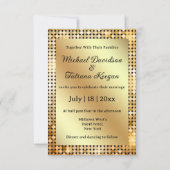 stijlvol tjestretro disco goud kaart (Voorkant)