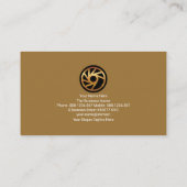 Stijlvol Topography Road Map Logistics Transport Visitekaartje (Achterkant)