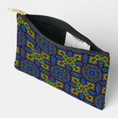 Stijlvol trendy cool kleurrijk dot art design etui (Open)