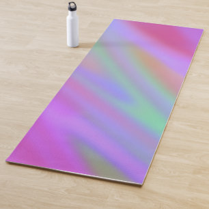 Stijlvol Trendy luxe paarse groen roze abstract Yogamat