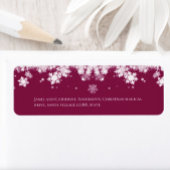 Stijlvol Trendy Script Christmas Etiket
