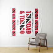 Stijlvol TRINIDAD TOBAGO Wandkleed (In Situ (horizontaal))