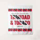 Stijlvol TRINIDAD TOBAGO Wandkleed (Voorkant)