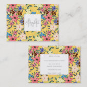 Stijlvol tuinontwerp visitekaartje (Voorkant / Achterkant)