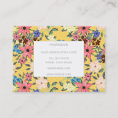 Stijlvol tuinontwerp visitekaartje (Achterkant)