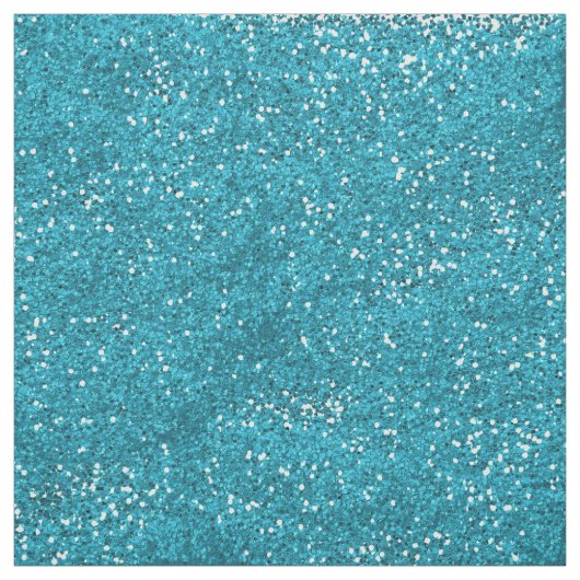 Stijlvol Turquoise Blue Glitter Stof (Swatch)