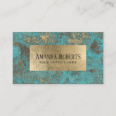 Stijlvol Turquoise Gold Label (Voorkant)