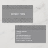 Stijlvol tweezijdig visitekaartje (Voorkant / Achterkant)