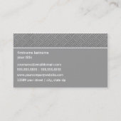 Stijlvol tweezijdig visitekaartje (Achterkant)