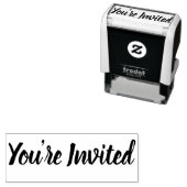 Stijlvol U bent uitgenodigd Zelfinktende Stempel (In situ)