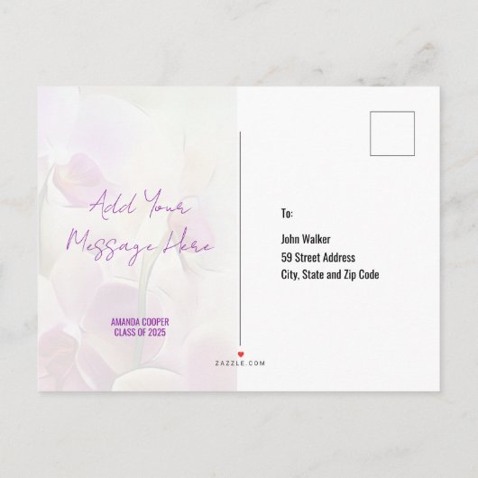Stijlvol Uniek Afstuderen Dank u Briefkaarten (Achterkant)