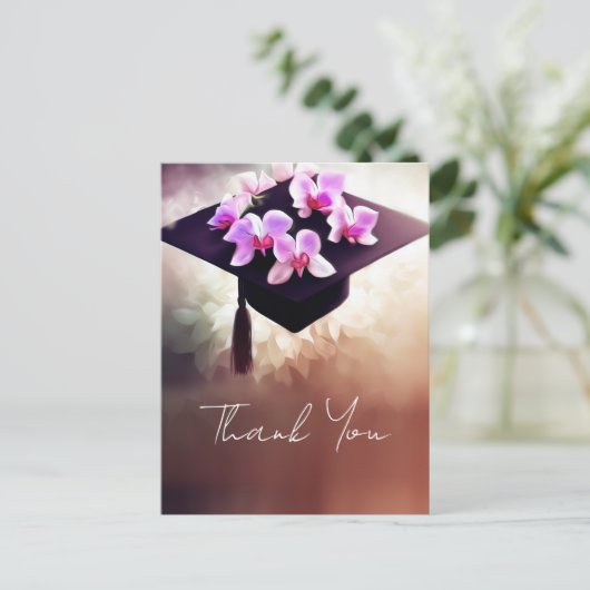 Stijlvol Uniek Afstuderen Dank u Briefkaarten (Staand voorkant)