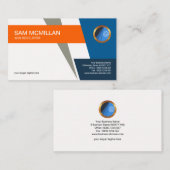 Stijlvol uniek grijs Thunderbolt Arrow modern Web Visitekaartje (Voorkant / Achterkant)