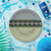 Stijlvol vakantiethema papieren bordje (Feest)