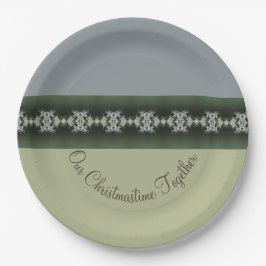 Stijlvol vakantiethema papieren bordje