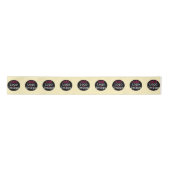 Stijlvol Vanilla Yellow Satijnen Lint (Voorkant)