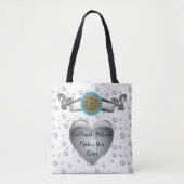 Stijlvol Victoriaans met Inspirerend Life Quotes Tote Bag (Voorkant)
