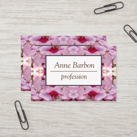 Stijlvol Visitekaartje (Voorkant / Achterkant in situ)