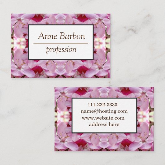 Stijlvol Visitekaartje (Voorkant / Achterkant)