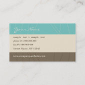 Stijlvol Visitekaartje (Achterkant)