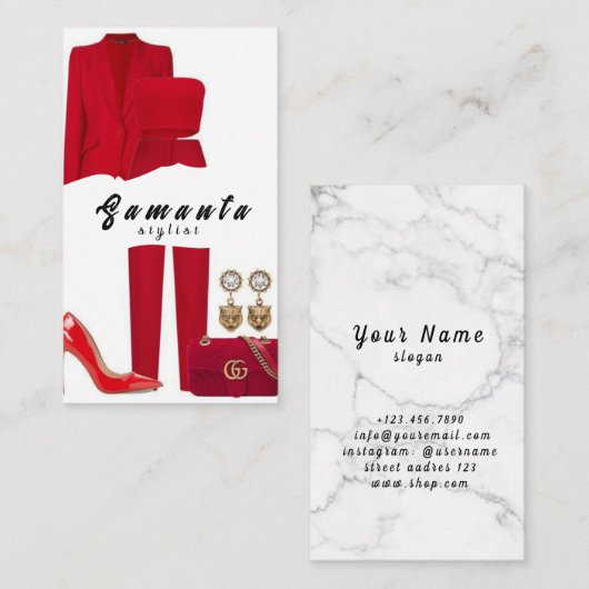 Stijlvol Visitekaartje (Voorkant / Achterkant)