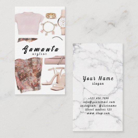 Stijlvol Visitekaartje (Voorkant / Achterkant)