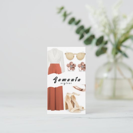 Stijlvol Visitekaartje (Staand voorkant)