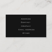 Stijlvol visitekaartje (Achterkant)