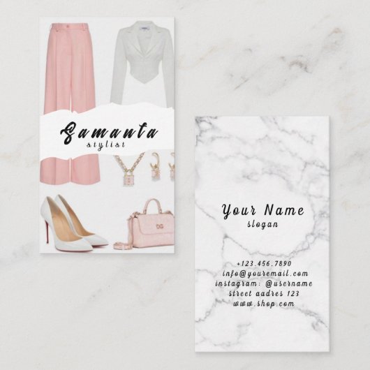 Stijlvol Visitekaartje (Voorkant / Achterkant)