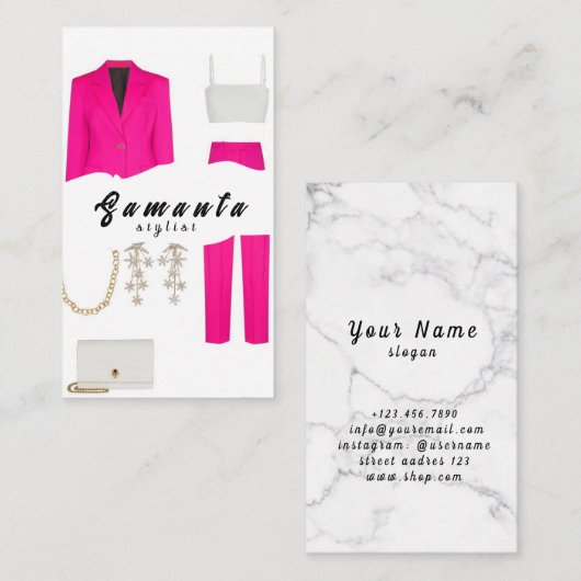 Stijlvol Visitekaartje (Voorkant / Achterkant)