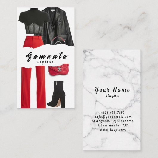 Stijlvol Visitekaartje (Voorkant / Achterkant)