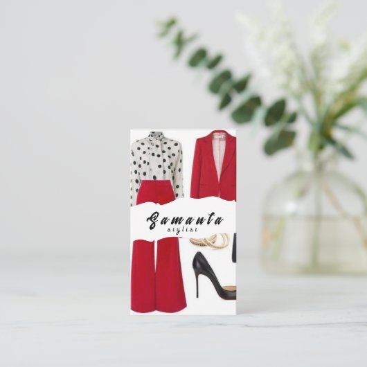 Stijlvol Visitekaartje (Staand voorkant)