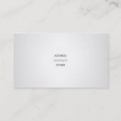 Stijlvol visitekaartje (Achterkant)