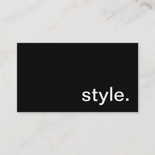 Stijlvol Visitekaartje (Voorkant)