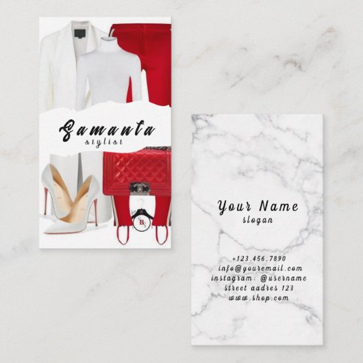 Stijlvol Visitekaartje (Voorkant / Achterkant)