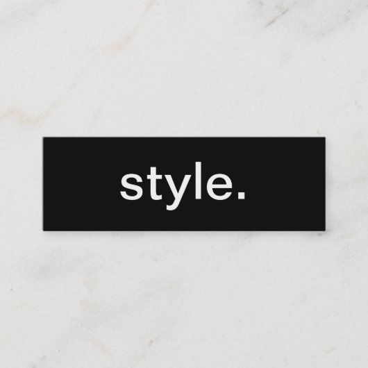 Stijlvol Visitekaartje (Voorkant)