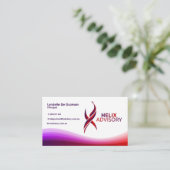 Stijlvol Visitekaartje aan twee zijden (Staand voorkant)