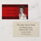 Stijlvol Visitekaartje Beauty Salon en Spa (Voorkant / Achterkant)