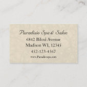 Stijlvol Visitekaartje Beauty Salon en Spa (Achterkant)