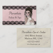 Stijlvol Visitekaartje Beauty Salon en Spa (Voorkant / Achterkant)