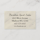 Stijlvol Visitekaartje Beauty Salon en Spa (Achterkant)