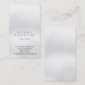 Stijlvol Visitekaartje met lichtgrijs licht (Voorkant / Achterkant)
