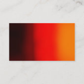 Stijlvol Visitekaartje met roodgelbruine fitness (Achterkant)