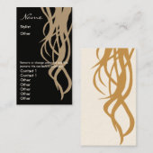 Stijlvol Visitekaartje met twee kanten - verticaal (Voorkant / Achterkant)