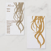 Stijlvol Visitekaartje met twee zijden - Gold (Voorkant / Achterkant)