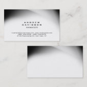 Stijlvol Visitekaartje met witte grijze tonijn (Voorkant / Achterkant)