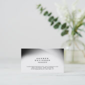 Stijlvol Visitekaartje met witte grijze tonijn (Staand voorkant)