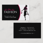 Stijlvol Visitekaartje Mode Designer (Voorkant / Achterkant)