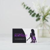 Stijlvol Visitekaartje Mode Designer (Staand voorkant)